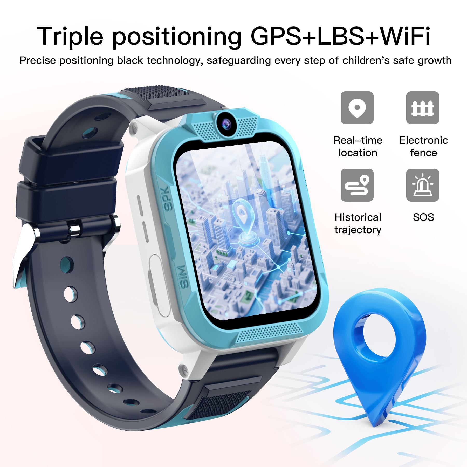 Fonctions GPS, LBS et Wi-Fi de la Blackview Z40 Pro